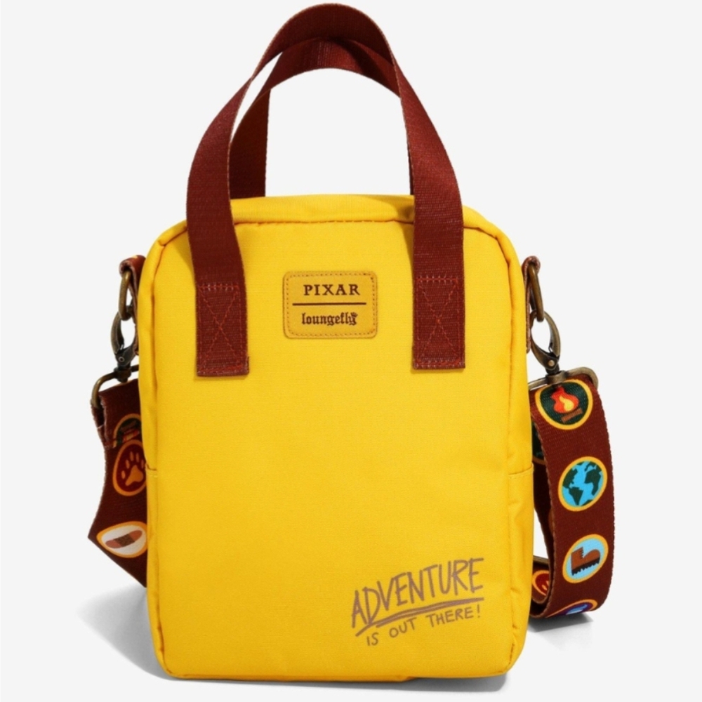 LAST DROP Loungefly Disney Pixar Up Russel Wilderness Explorer Crossbody Bag New - Picture 4 of 7